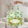 Tropical Hibiscus Palm Monstera Sun Medallion - Everyday Carry & Travel Gift Quilted Tote Bag - 5