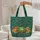 Emerald Frog Mushroom Forest - Wildlife Lover Everyday Carry Gift Quilted Tote Bag - 5
