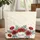 Red Poppies Floral Wreath Personalized Name - Everyday Carry Gift Quilted Tote Bag - 1