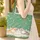 Kittens Butterflies Floral Wreath Name - Everyday Carry Cat Lover Gift Quilted Tote Bag - 4