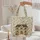 Cottage House on Wheels Rose Vines Your Name Floral Wreath - Everyday Carry Gift Quilted Tote Bag - 5