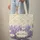 Personalized Lavender Field Wheat Daisies Floral Wreath - Everyday Carry Gift Quilted Tote Bag - 6