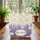 Personalized Lavender Field Wheat Daisies Floral Wreath - Everyday Carry Gift Quilted Tote Bag - 3