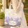 Personalized Lavender Field Wheat Daisies Floral Wreath - Everyday Carry Gift Quilted Tote Bag - 4