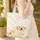 Golden Retriever Puppy Daisy Floral Ribbon - Everyday Carry Gift for Golden Retriever Owner Quilted Tote Bag - 4