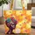 African Woman Floral Headwrap Medallion Paint Splatter Butterflies - Everyday Carry Gift Quilted Tote Bag - 1
