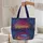 Iridescent Leopard Zebra Snakeskin Medallion - Everyday Carry Gift Quilted Tote Bag - 5