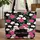 Fuchsia Rose White Orchid Name Custom Floral - Everyday Carry Gift Quilted Tote Bag - 1