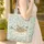 Open Book Lily Valley Butterfly Floral Wreath Everyday Carry Gift Quilted Tote Bag - 4