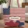 Personalized Name Heart Patriotic Stars Stripes Independence Day Carry Gift Quilted Tote Bag - 1