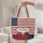 Personalized Name Heart Patriotic Stars Stripes Independence Day Carry Gift Quilted Tote Bag - 5