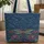 Jewel Dragonfly Moths Swirling Vines Floral Personalized - Everyday Carry Gift for Her Quilted Tote Bag - 1