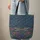 Jewel Dragonfly Moths Swirling Vines Floral Personalized - Everyday Carry Gift for Her Quilted Tote Bag - 6