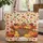Autumn Harvest Pumpkins Gourds Leaf Garland Wreath - Market Day Carry Gift Quilted Tote Bag - 1