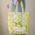 Lemon Leaves Custom Name Garland Rainbow Stripes - Everyday Carry Travel Essentials Quilted Tote Bag - 6