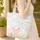 Piglet Daisy Field Wildflower Clouds Everyday Carry Gift for Piglet Lover Quilted Tote Bag - 4