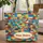 Colorful Ornate Textural Patchwork Collage Geometric Squares Name - Everyday Carry Gift Quilted Tote Bag - 1