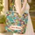 Colorful Ornate Textural Patchwork Collage Geometric Squares Name - Everyday Carry Gift Quilted Tote Bag - 4