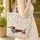 Dachshund Dog Wildflower Butterfly Distressed Hoop - Everyday Carry Gift for Dog Lovers Quilted Tote Bag - 4