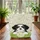 Shih Tzu Puppy Paw Print Floral Wreath - Everyday Carry Gift for Dog Lover Quilted Tote Bag - 3