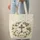 Lush Floral Wreath Ornate Cross Botanical Leaves Scrollwork Name - Everyday Carry Gift Quilted Tote Bag - 6