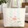 Ruffled Flower Bloom Floral Wreath Tiny Buds Heart Leaf Accents Everyday Carry Lifestyle Gift Quilted Tote Bag - 1