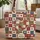 Handcrafted Appliqué Patchwork Heart - Everyday Carry Lifestyle Gift Quilted Tote Bag - 1