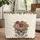 Ornate Skull Flowers Foliage Your Name Scroll - Everyday Carry Lifestyle Gift Quilted Tote Bag - 1