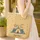 Teepee Mountains Sun Moon Personalized - Southwestern Boho Lifestyle Gift Quilted Tote Bag - 4