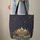 Night Sky Campfire Tipis Rolling Hills - Everyday Carry Gift for Western Lover Quilted Tote Bag - 6