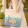 Personalized Vintage Travel Trailer Pine Forest - Travel Essentials Gift Quilted Tote Bag - 4