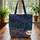 Cosmic Starry Night Steam Train Personalized Travel Essentials Train Lover Gift Quilted Tote Bag - 3
