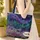Cosmic Starry Night Steam Train Personalized Travel Essentials Train Lover Gift Quilted Tote Bag - 4