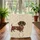 Dachshund Botanical Sprigs Floral Wreath - Everyday Carry Gift for Dog Lovers Quilted Tote Bag - 3