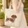 Dachshund Botanical Sprigs Floral Wreath - Everyday Carry Gift for Dog Lovers Quilted Tote Bag - 4