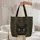 Black Cat Golden Filigree Personal Scroll - Everyday Carry Gift for Cat Lover Quilted Tote Bag - 5