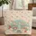 Personalized Vintage Travel Camper Seashells Starfish - Road Trip Travel Essentials Quilted Tote Bag - 1