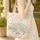 Personalized Vintage Travel Camper Seashells Starfish - Road Trip Travel Essentials Quilted Tote Bag - 4