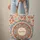 Paisley Polka Dot Personalized Name - Everyday Carry Travel Gift Quilted Tote Bag - 6