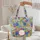 Your Name Floral Wreath Mushroom Botanical - Everyday Carry Gift Quilted Tote Bag - 5