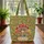 Toadstool Mushroom Name Scroll Butterfly Flower Leaf Berry - Everyday Carry Gift Quilted Tote Bag - 3