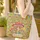 Toadstool Mushroom Name Scroll Butterfly Flower Leaf Berry - Everyday Carry Gift Quilted Tote Bag - 4