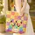 Three Women Flowing Dresses Name Swirls Floral - Everyday Carry Gift for Her Quilted Tote Bag - 4