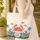 Red Crab Ocean Waves Seashell Personalized - Everyday Carry Gift for Beach Lovers Quilted Tote Bag - 4