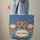 Folk Art Sunflowers Starry Wreath Name - Everyday Carry Gift Quilted Tote Bag - 6