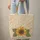 Sunflower Autumn Foliage Wildflower - Farmhouse Decor Travel Essentials Quilted Tote Bag - 6
