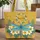 Blue Dragonfly Tropical Plumeria Swirls Botanical - Everyday Carry Gift Quilted Tote Bag - 1