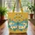Blue Dragonfly Tropical Plumeria Swirls Botanical - Everyday Carry Gift Quilted Tote Bag - 3
