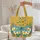 Blue Dragonfly Tropical Plumeria Swirls Botanical - Everyday Carry Gift Quilted Tote Bag - 5