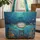 Ancient Underwater Ruins Coral Fish Personalized - Travel Essentials Gift for Ocean Lover Quilted Tote Bag - 1